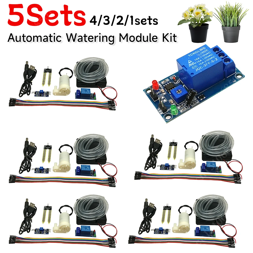 Hydration Sensor Skin - Kit de módulo de riego automático,